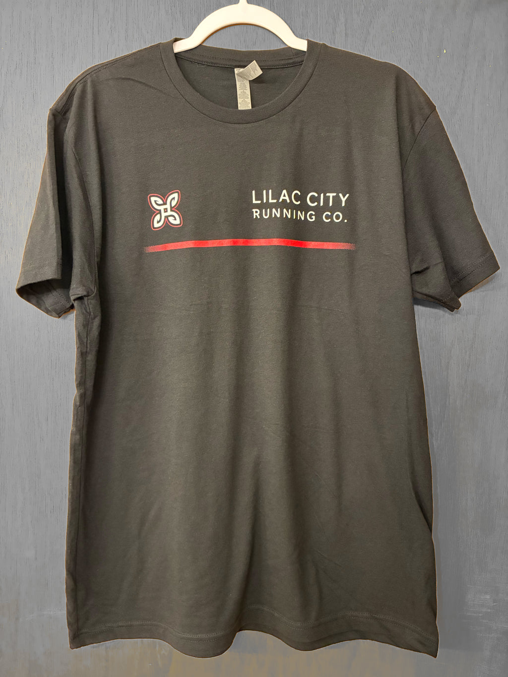 Lilac City Center Tee - Black and Red