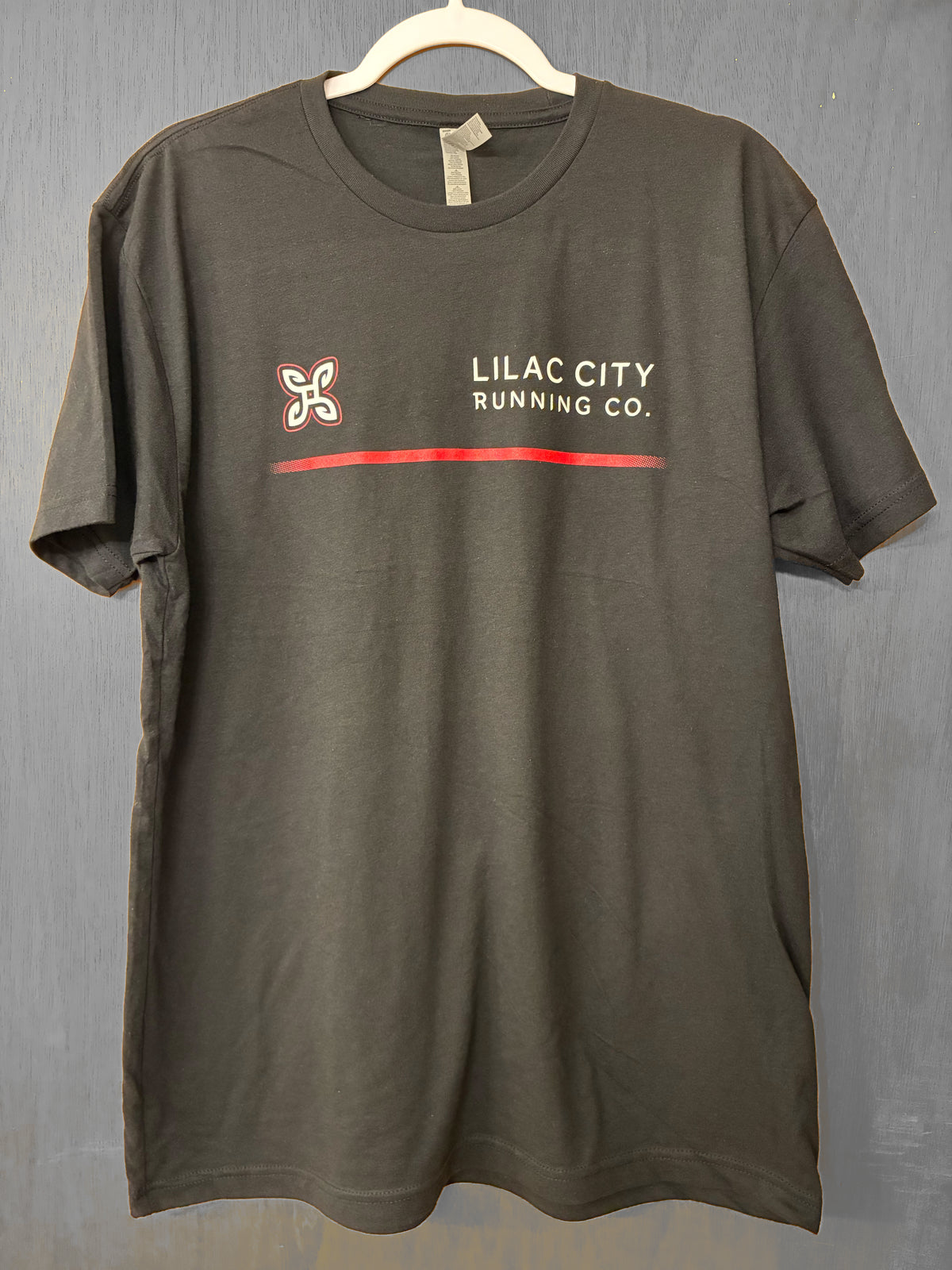 Lilac City Center Tee - Black and Red