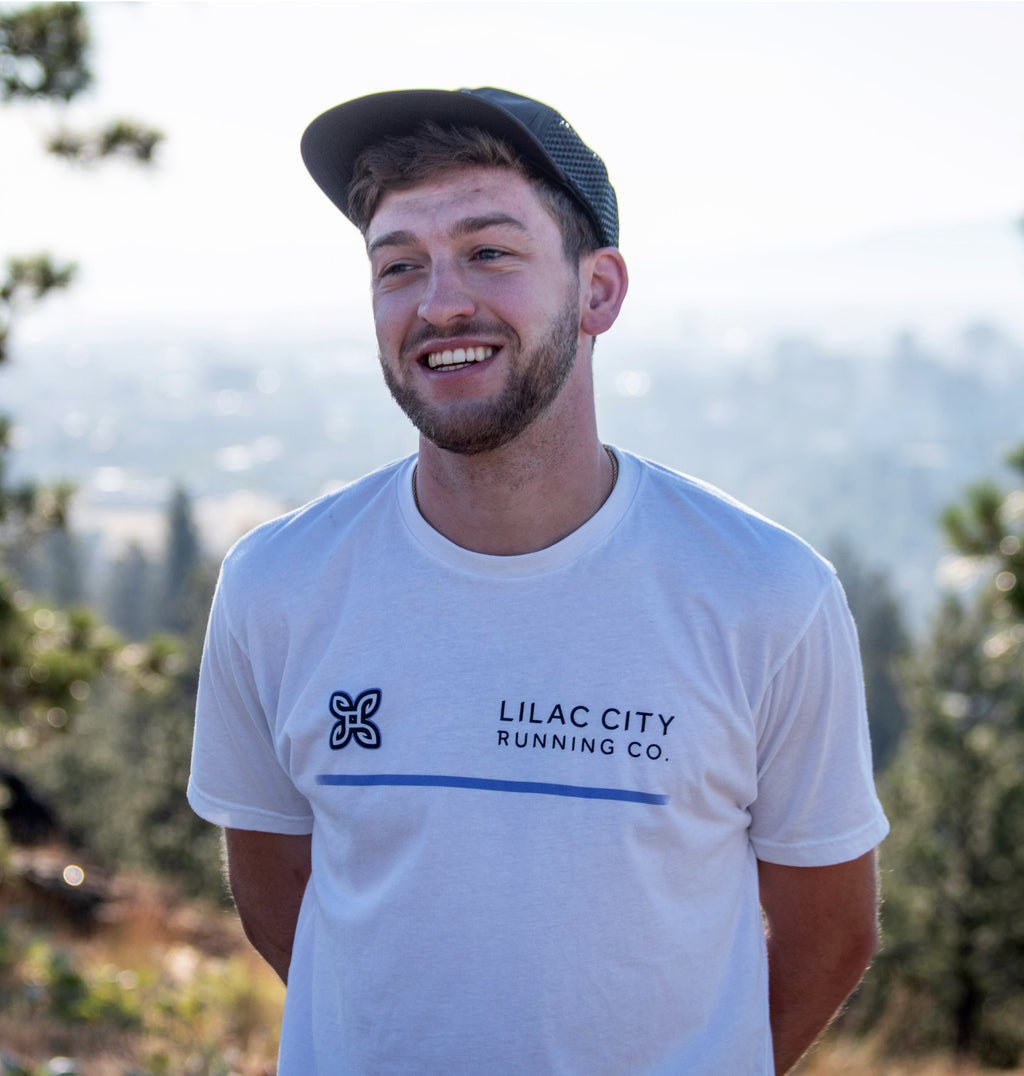 Lilac City Center Tee - White